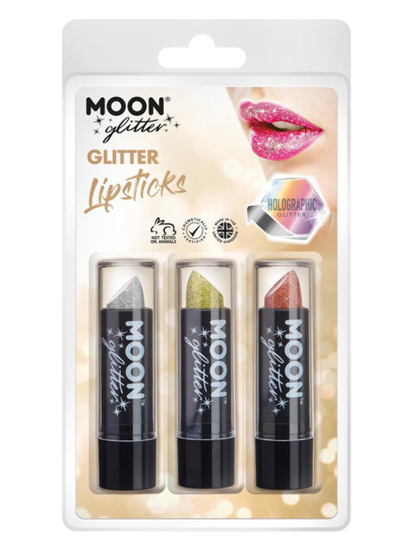 Moon Glitter Holographic Glitter Lipstick, Dress Loud