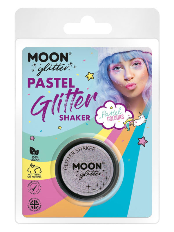Moon Glitter Pastel Glitter Shakers, Lilac Dress Loud