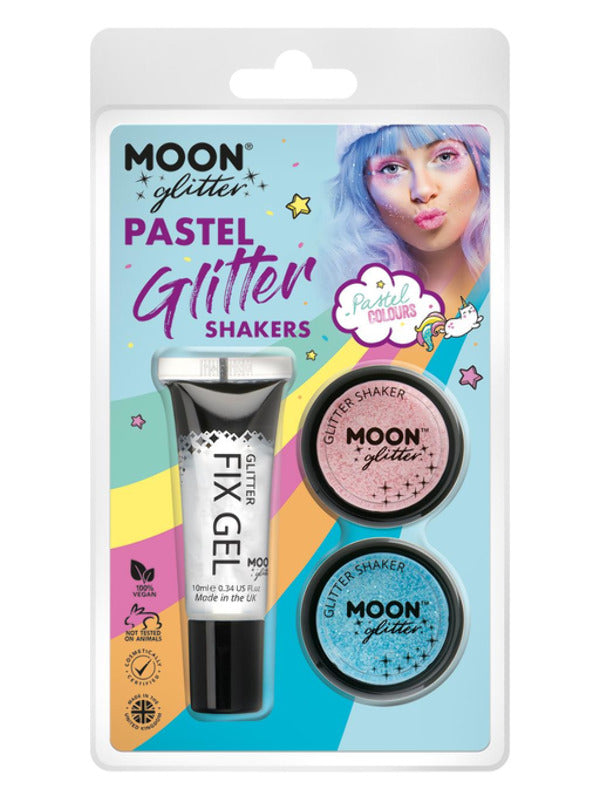 Moon Glitter Pastel Glitter Shakers, Dress Loud
