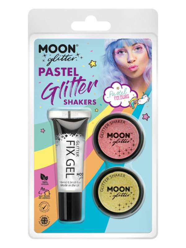 Moon Glitter Pastel Glitter Shakers, Dress Loud