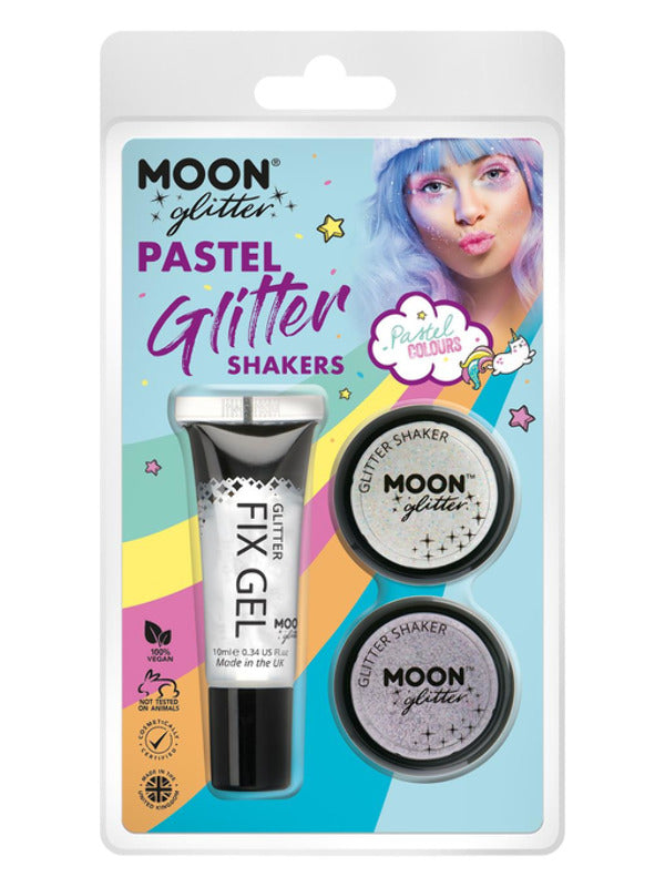 Moon Glitter Pastel Glitter Shakers, Dress Loud