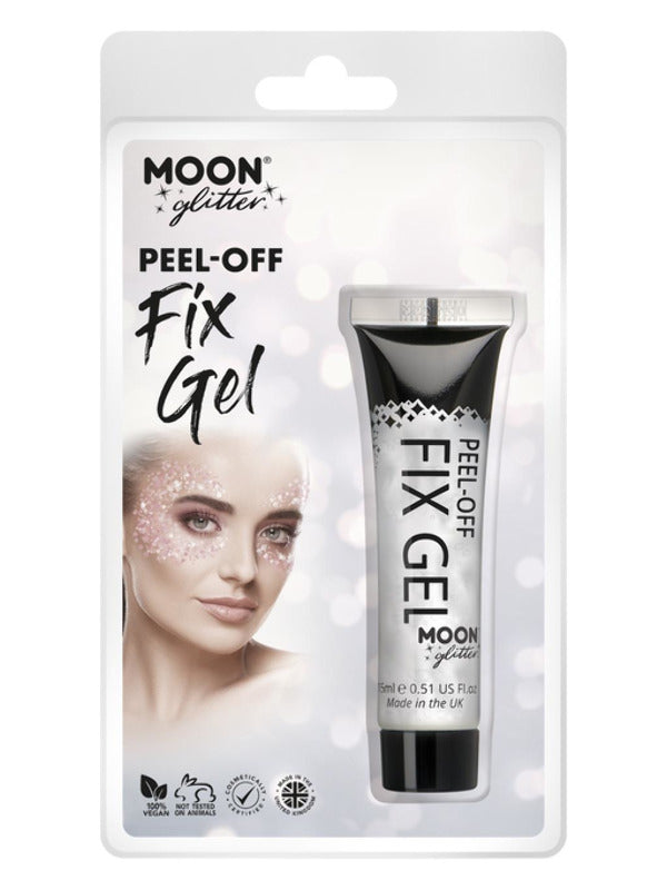 Moon Glitter Peel-Off Glitter Fix Gel, Clear Dress Loud
