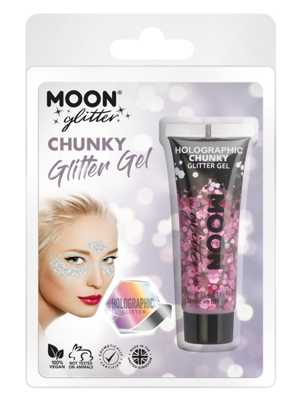 Moon Glitter Holographic Chunky Glitter Gel Dress Loud