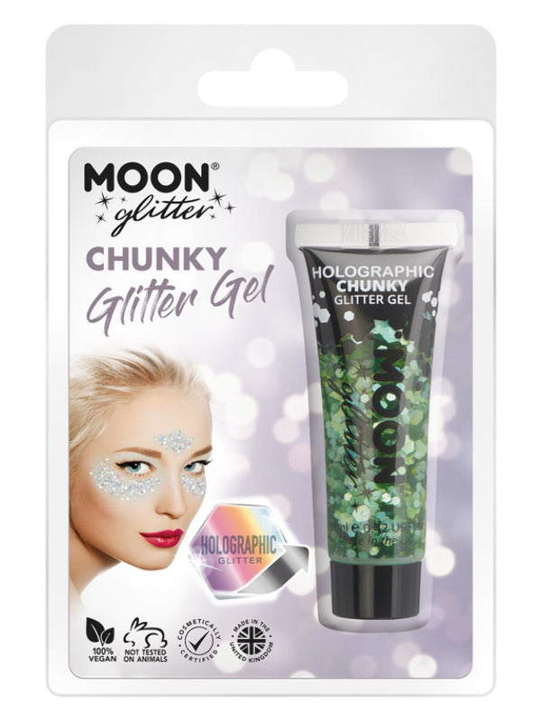 Moon Glitter Holographic Chunky Glitter Gel Dress Loud
