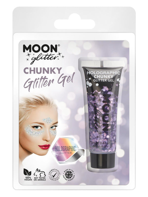 Moon Glitter Holographic Chunky Glitter Gel Dress Loud