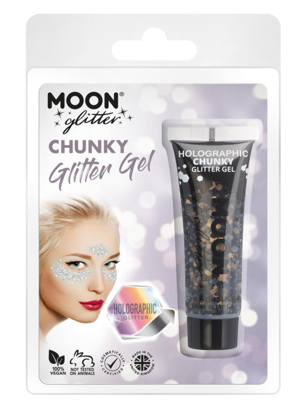 Moon Glitter Holographic Chunky Glitter Gel Dress Loud