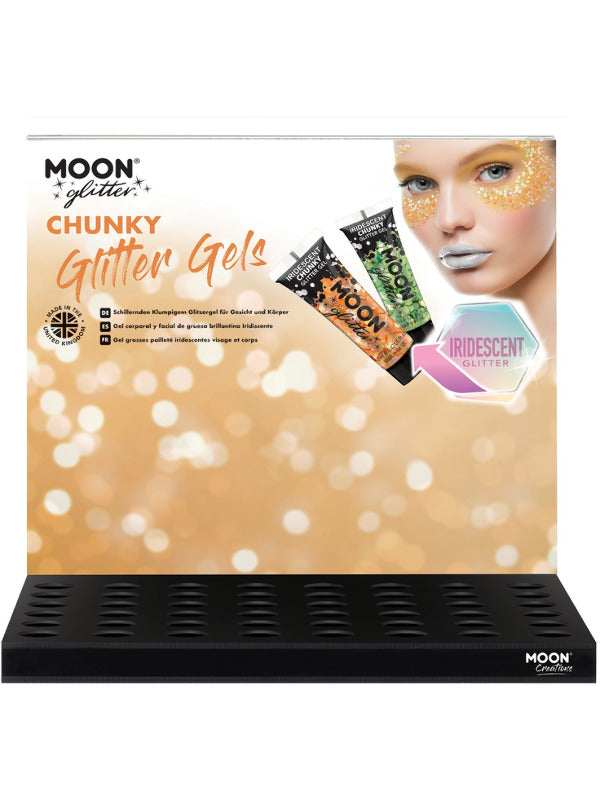 Moon Glitter Iridescent Chunky Glitter Gel, Dress Loud