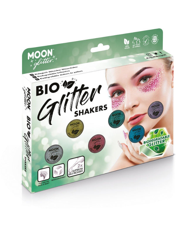 Moon Glitter Bio Glitter Shakers, Assorted Dress Loud