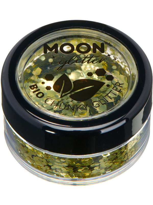 Moon Glitter Bio Chunky Glitter, Gold Dress Loud