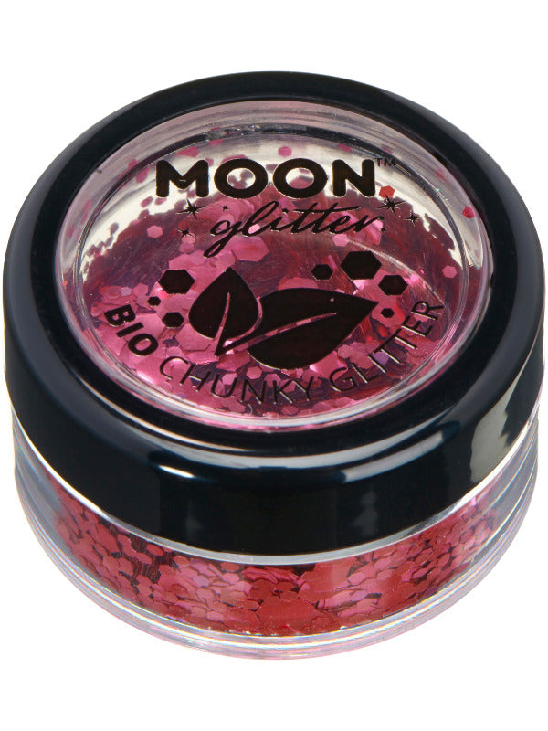 Moon Glitter Bio Chunky Glitter, Dark Rose Dress Loud