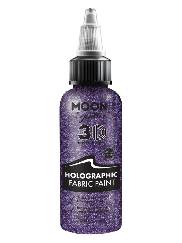 Moon Glitter Holographic Glitter Fabric Paint Dress Loud