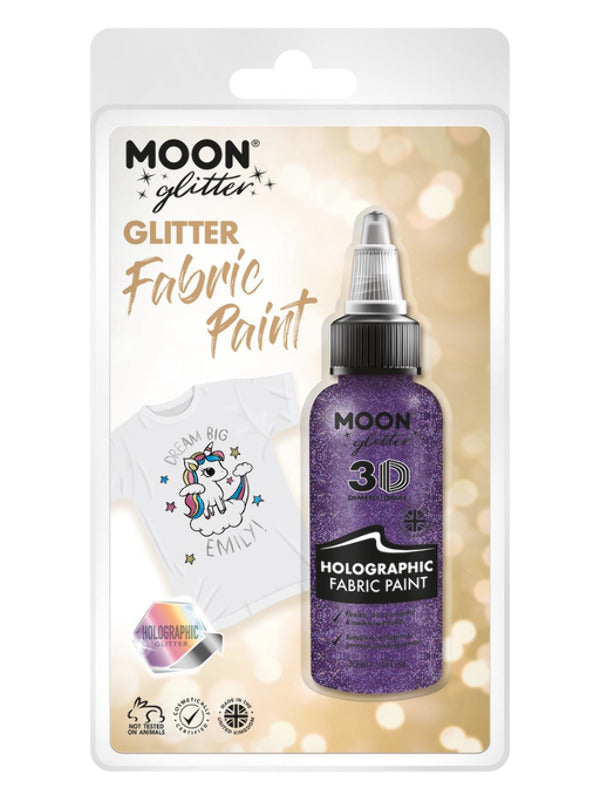Moon Glitter Holographic Glitter Fabric Paint Dress Loud