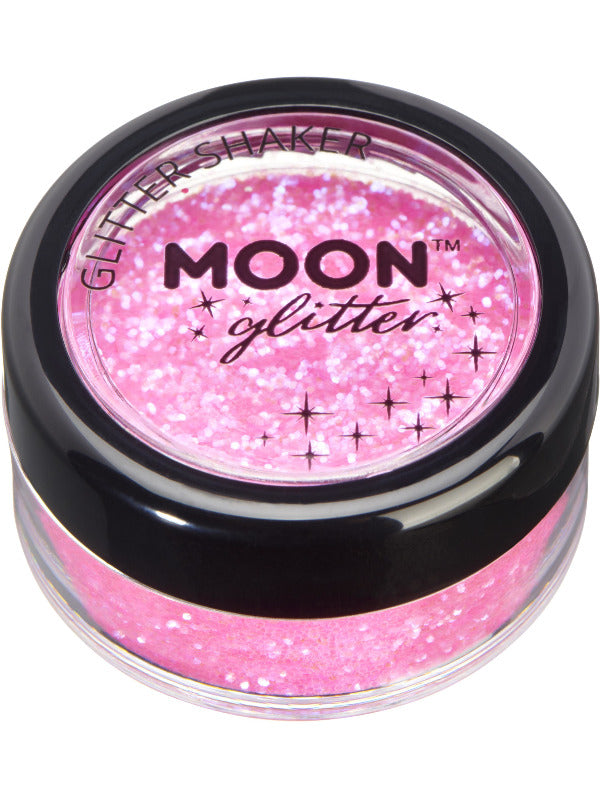 Moon Glitter Iridescent Glitter Shakers, Pink Dress Loud
