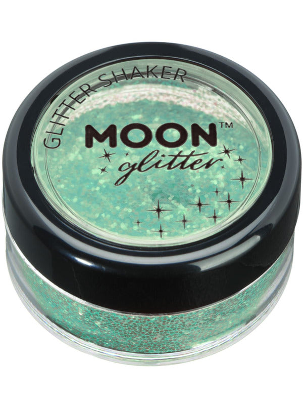 Moon Glitter Iridescent Glitter Shakers, Green Dress Loud