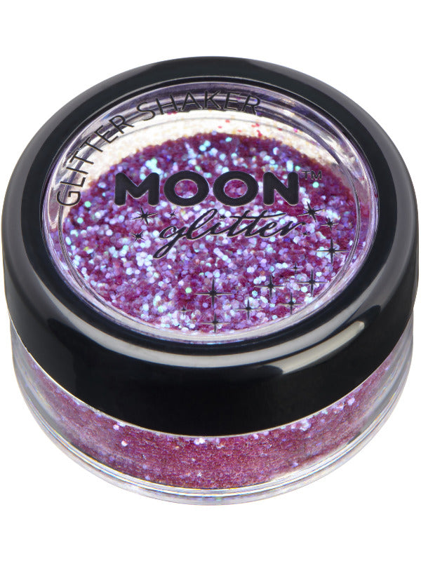 Moon Glitter Iridescent Glitter Shakers, Purple Dress Loud