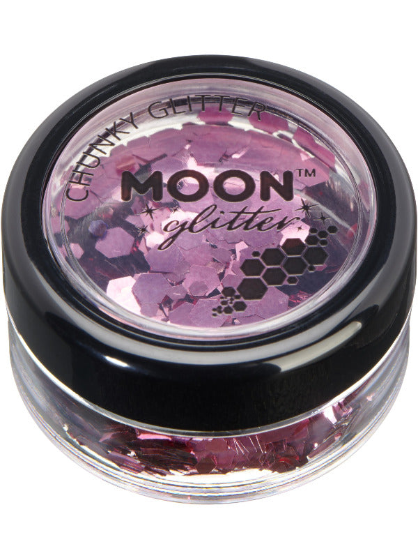 Moon Glitter Classic Chunky Glitter, Pink Dress Loud