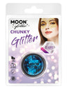 Moon Glitter Classic Chunky Glitter, Blue