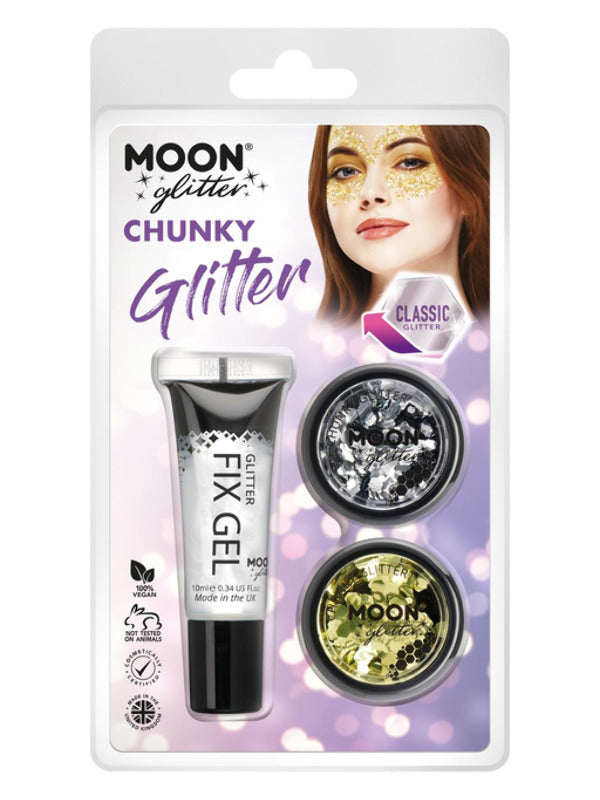 Moon Glitter Classic Chunky Glitter Dress Loud