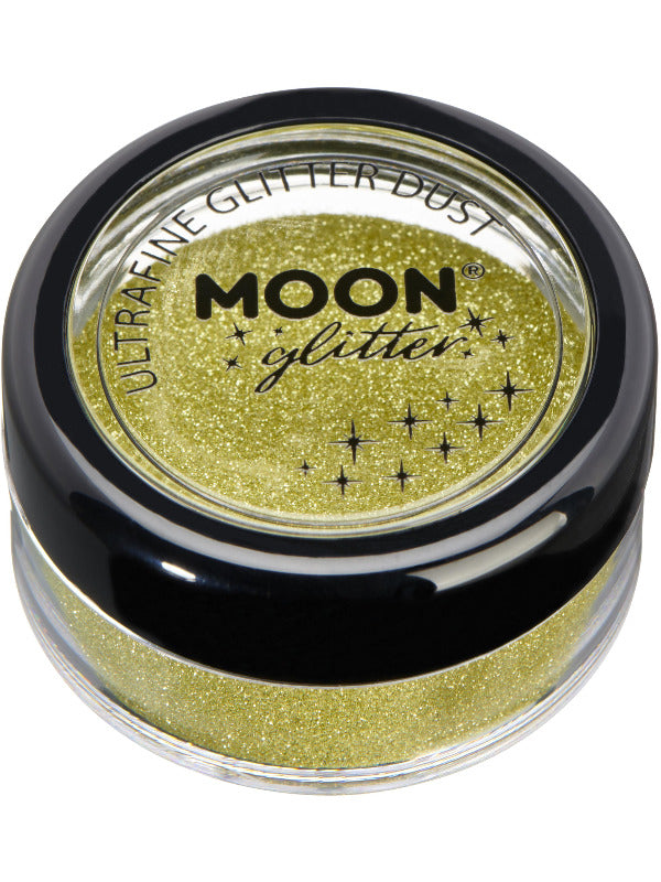 Moon Glitter Classic Ultrafine Glitter Dust, Gold Dress Loud