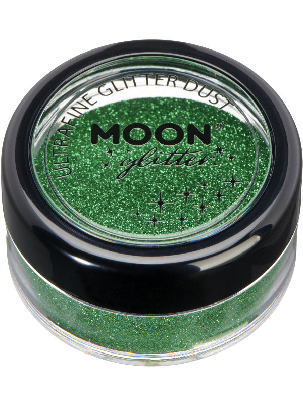 Moon Glitter Classic Ultrafine Glitter Dust, Green Dress Loud