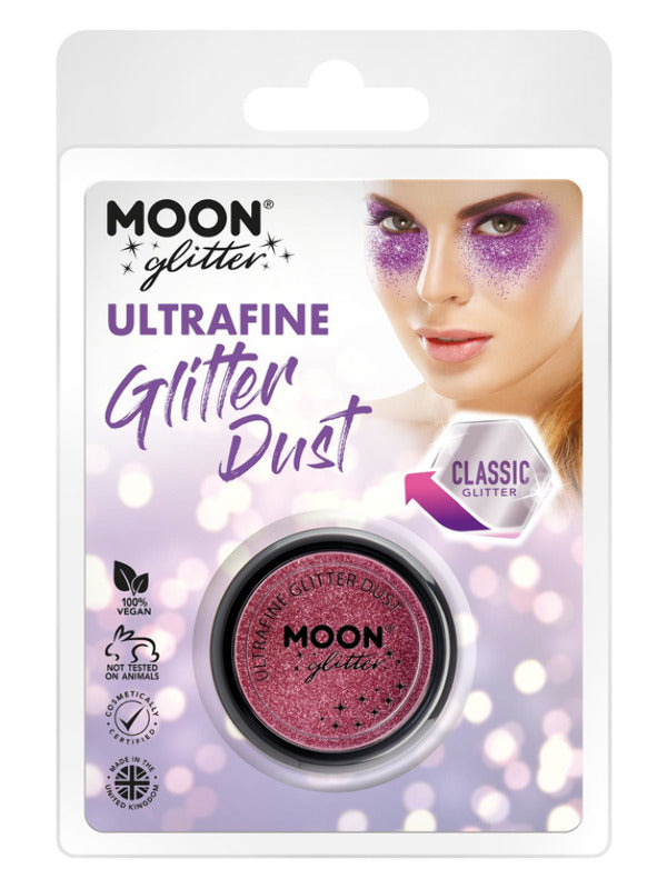 Moon Glitter Classic Ultrafine Glitter Dust, Pink Dress Loud