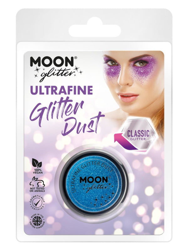 Moon Glitter Classic Ultrafine Glitter Dust, Blue Dress Loud