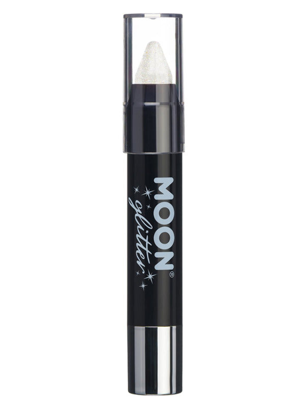 Moon Glitter Iridescent Body Crayons, White Dress Loud