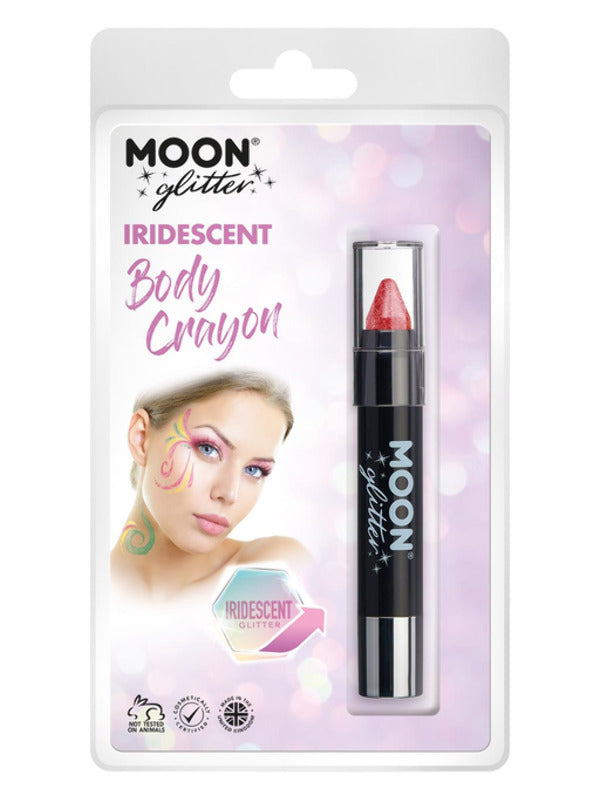 Moon Glitter Iridescent Body Crayons, Cherry Dress Loud