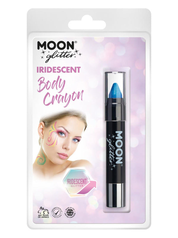 Moon Glitter Iridescent Body Crayons, Blue Dress Loud