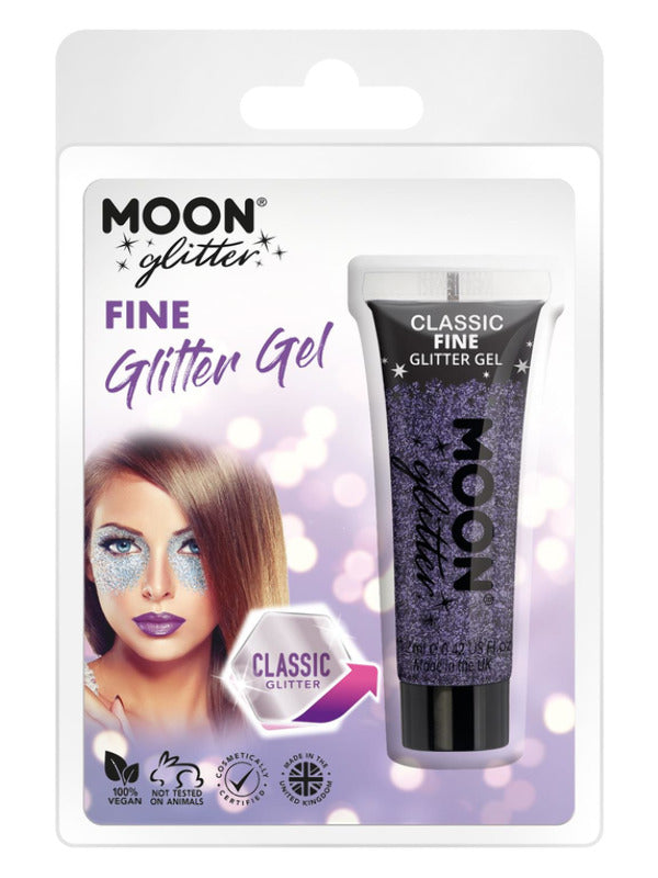Moon Glitter Classic Fine Glitter Gel, Lavender Dress Loud