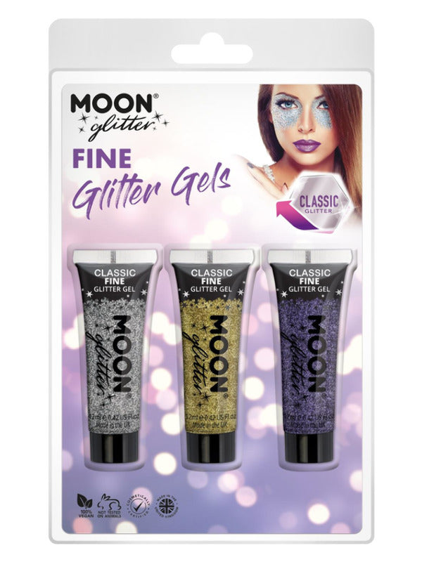 Moon Glitter Classic Fine Glitter Gel, Dress Loud