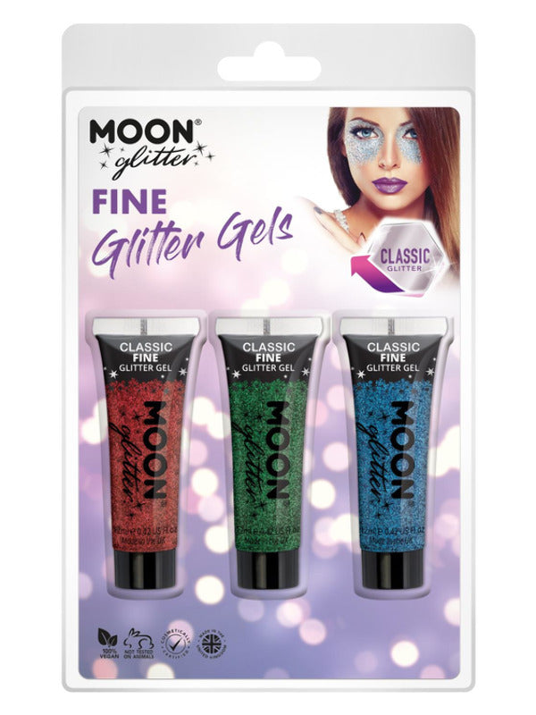 Moon Glitter Classic Fine Glitter Gel, Dress Loud
