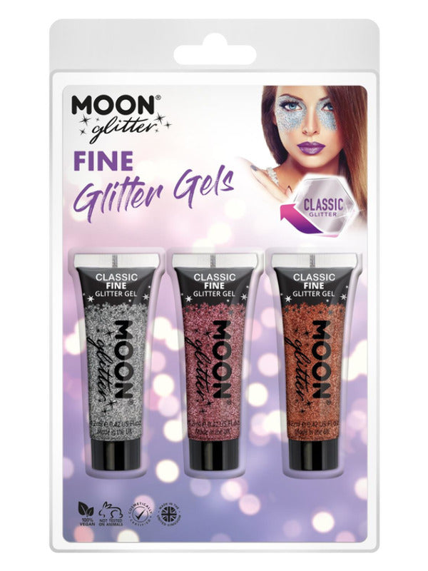 Moon Glitter Classic Fine Glitter Gel, Dress Loud