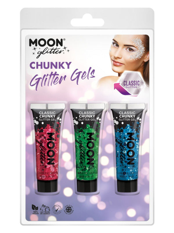 Moon Glitter Classic Chunky Glitter Gel, Dress Loud