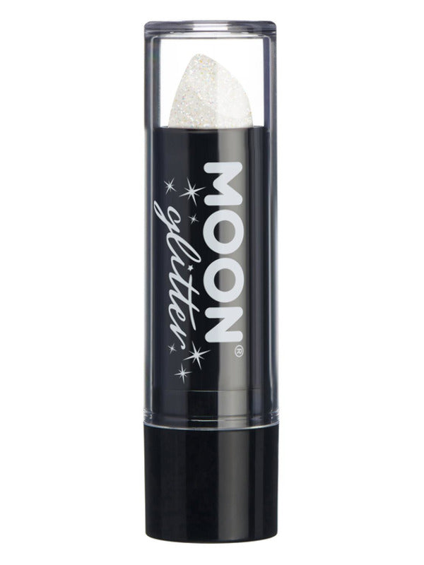 Moon Glitter Iridescent Glitter Lipstick, White Dress Loud