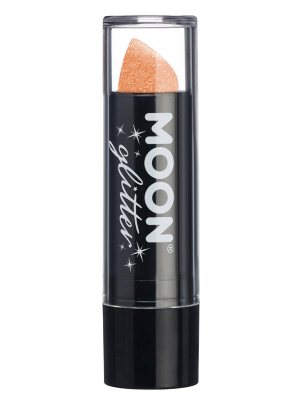 Moon Glitter Iridescent Glitter Lipstick, Orange Dress Loud