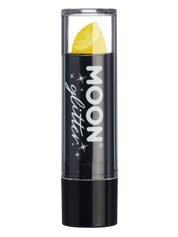 Moon Glitter Iridescent Glitter Lipstick, Yellow Dress Loud