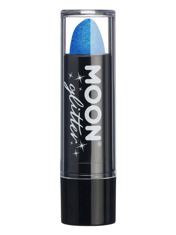 Moon Glitter Iridescent Glitter Lipstick, Blue Dress Loud