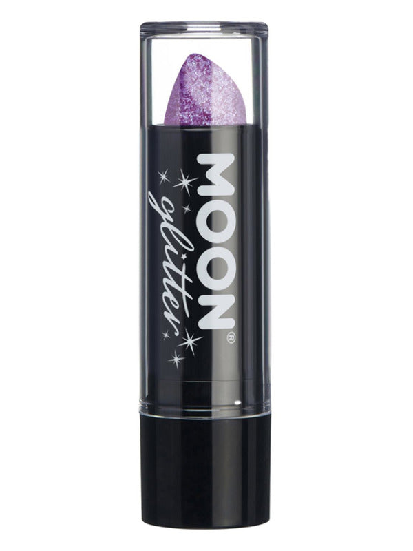 Moon Glitter Iridescent Glitter Lipstick, Purple Dress Loud