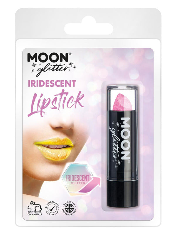 Moon Glitter Iridescent Glitter Lipstick, Pink Dress Loud