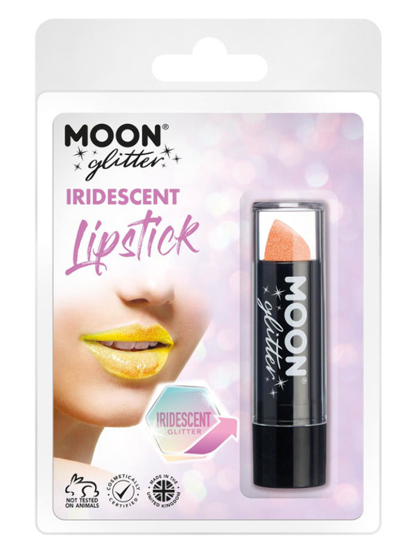 Moon Glitter Iridescent Glitter Lipstick, Orange Dress Loud