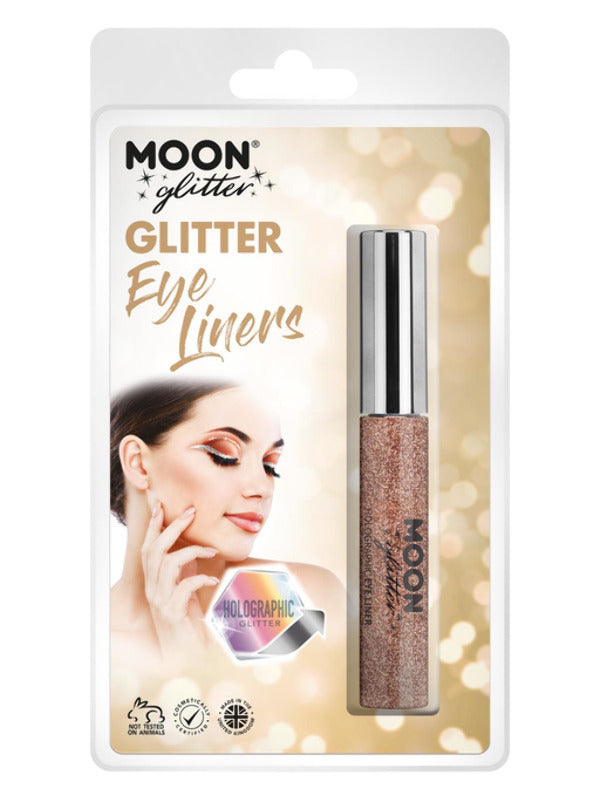 Moon Glitter Holographic Glitter Eye Liner, Rose G Dress Loud