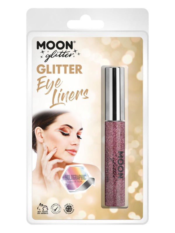 Moon Glitter Holographic Glitter Eye Liner, Pink Dress Loud