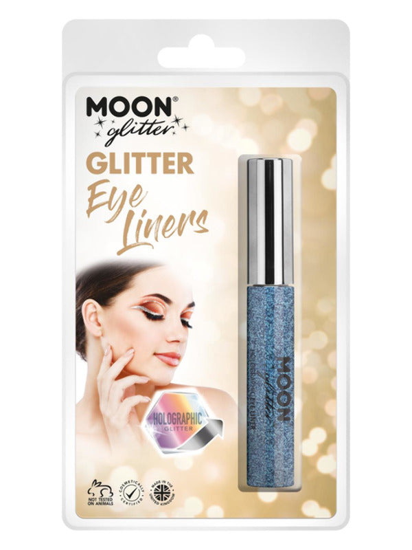 Moon Glitter Holographic Glitter Eye Liner, Blue Dress Loud