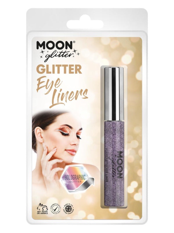 Moon Glitter Holographic Glitter Eye Liner, Purple Dress Loud