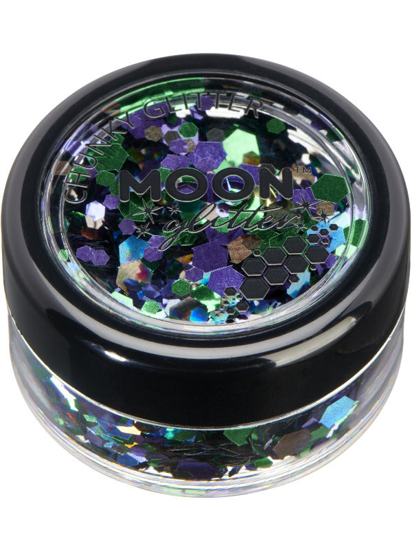 Moon Glitter Mystic Chunky Glitter, Mixed Colours Dress Loud