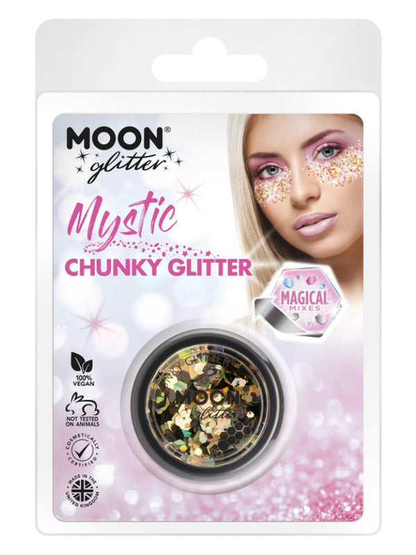 Moon Glitter Mystic Chunky Glitter, Mixed Colours Dress Loud