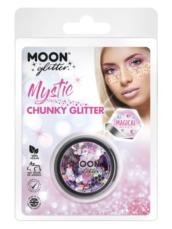 Moon Glitter Mystic Chunky Glitter, Mixed Colours Dress Loud