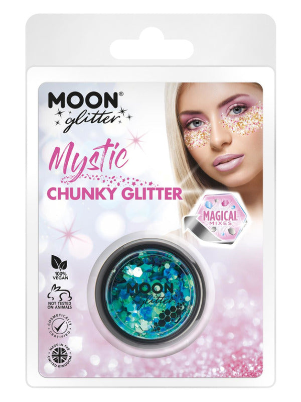 Moon Glitter Mystic Chunky Glitter, Mixed Colours Dress Loud