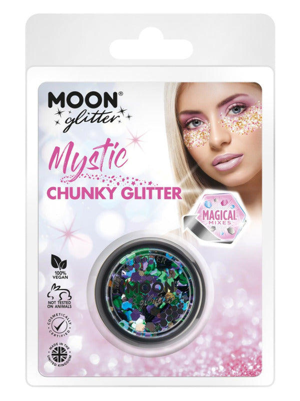 Moon Glitter Mystic Chunky Glitter, Mixed Colours Dress Loud
